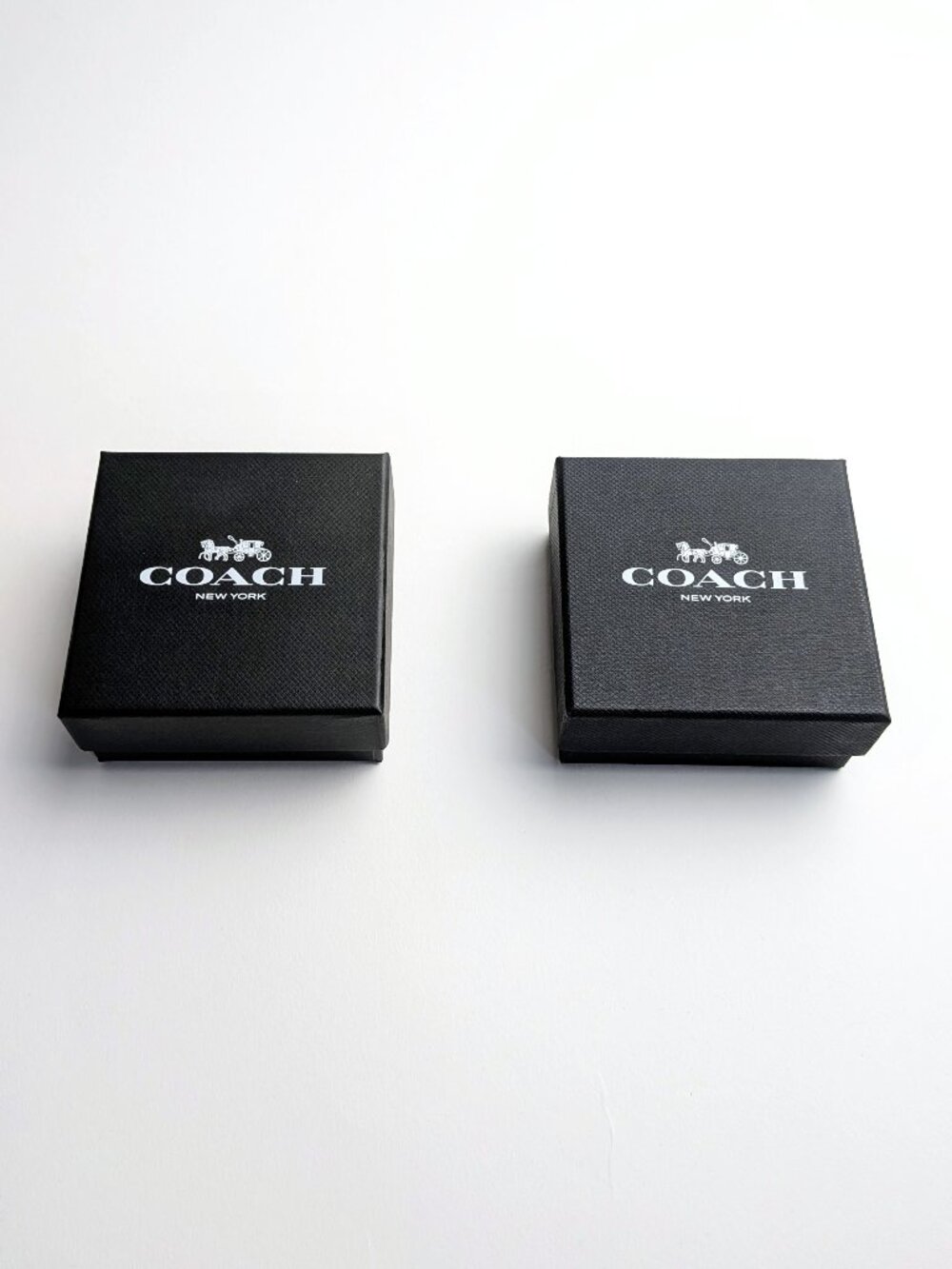 Coach Small Black Gift Boxes - set of 2 - Picture 2 of 8